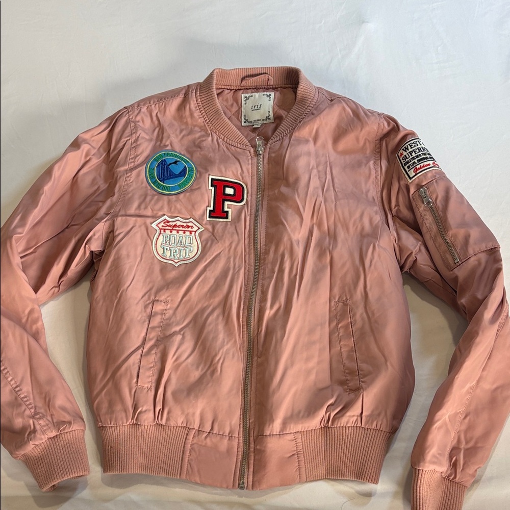 iris Los Angeles Dusty Rose Quilted Jacket